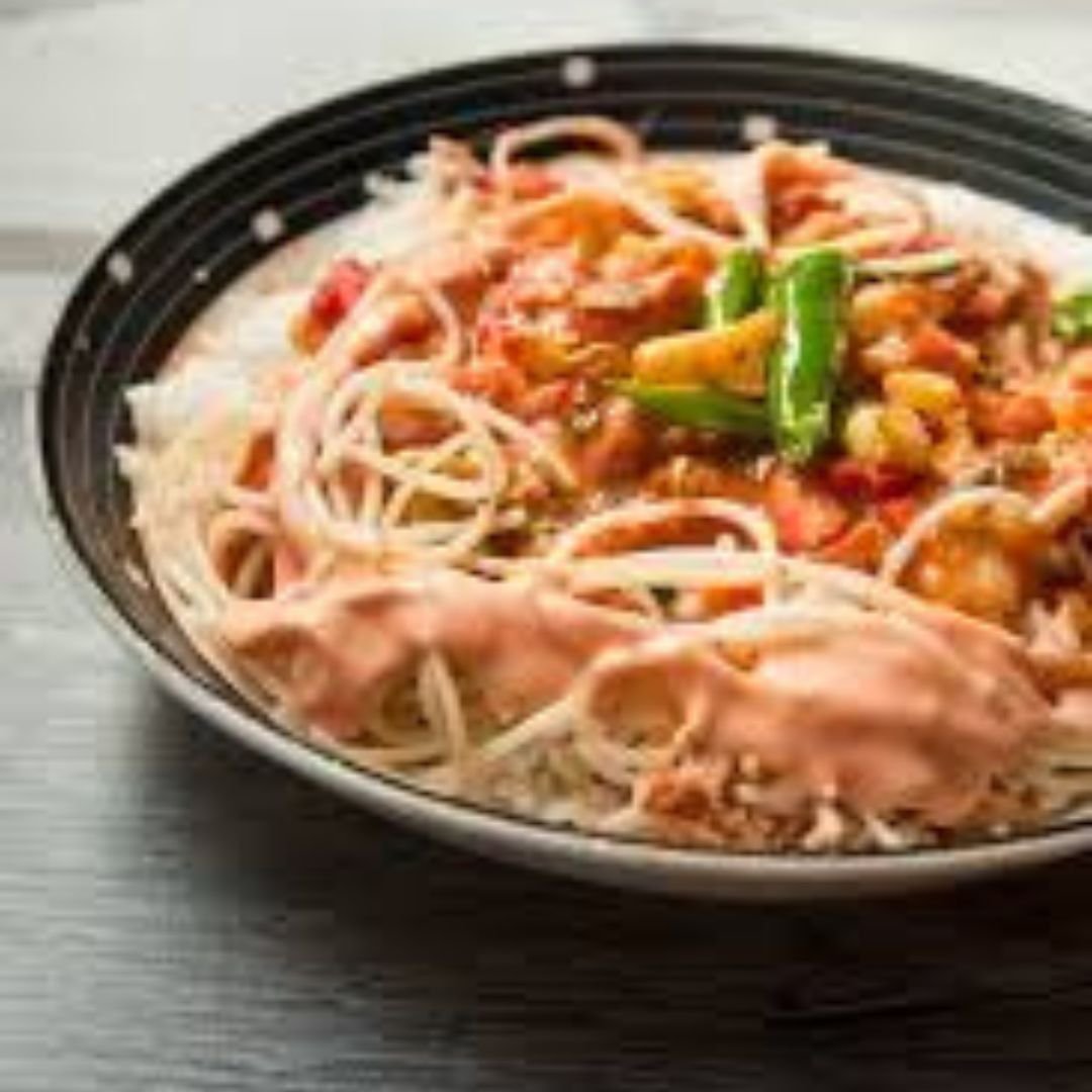 Chicken Dry Chilli With Rice (1)
