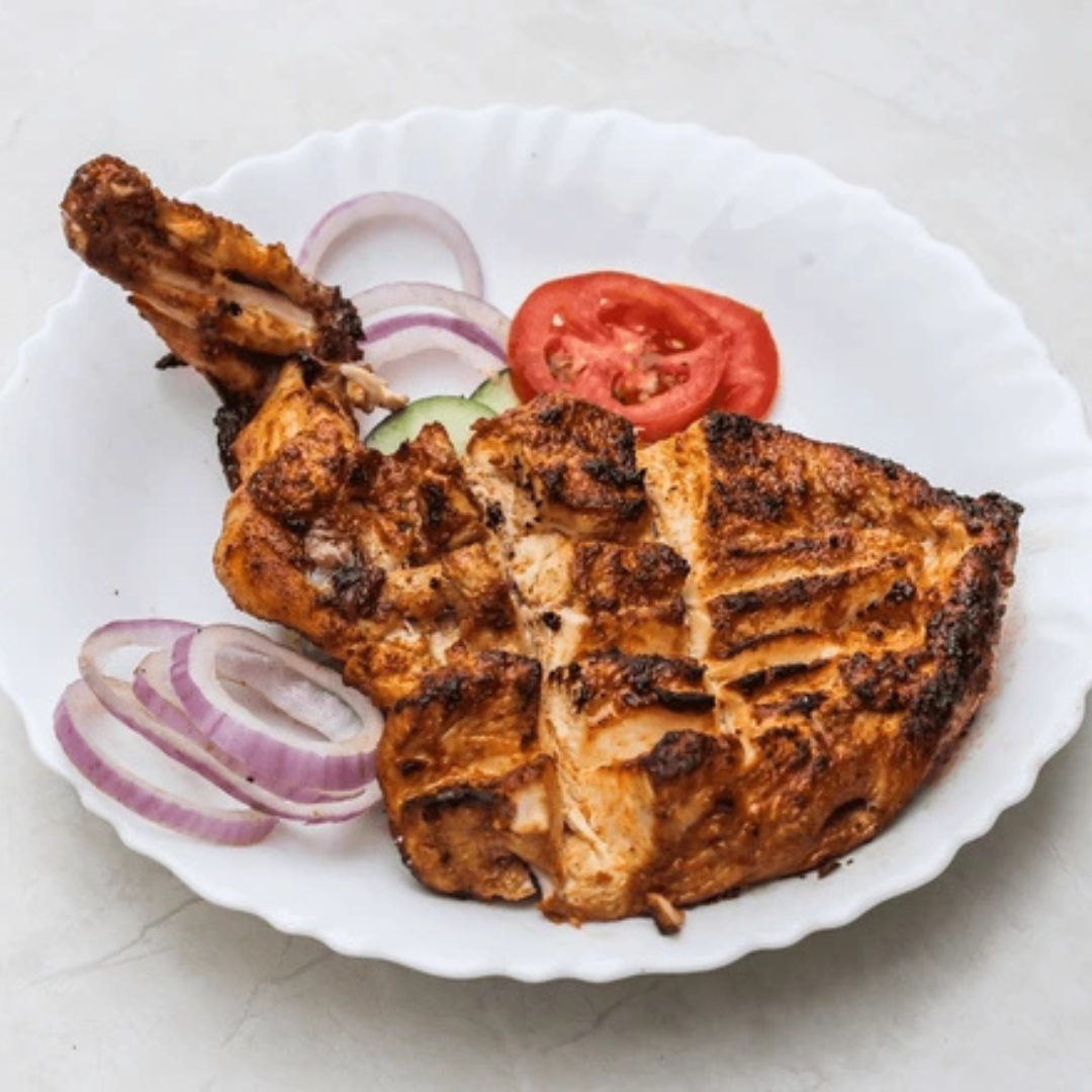 Chicken green tikka